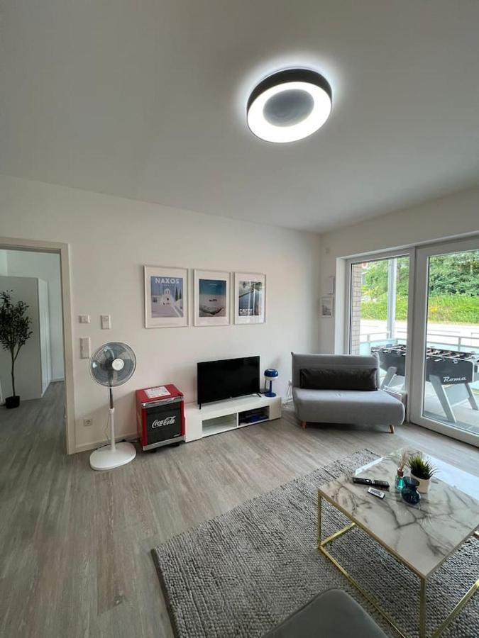 Luxurioeses Apartment,Neubau, 4 Personen, Parkplatz, Griechischer Stil Bochum Exterior foto
